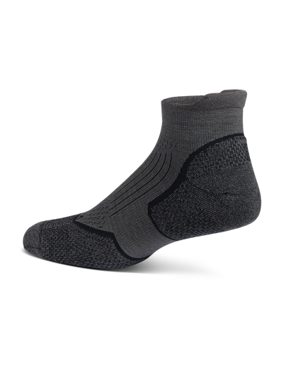 Merino 200N Lightweight Ankle Sock | Gunmetal