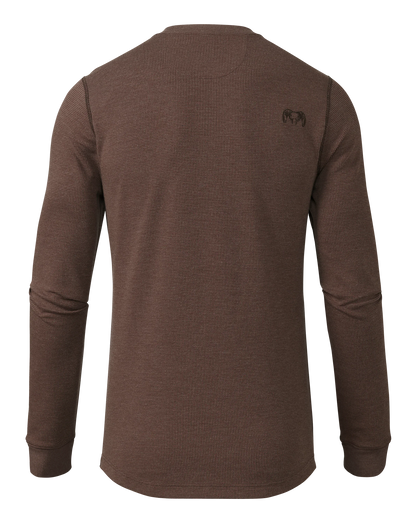 Canyon Waffle Henley | Cedar Heather