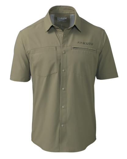 Mesa Vented SS Snap Shirt | Khaki