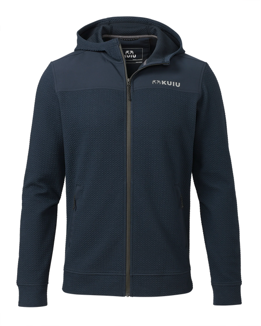 Solitude Knit Hoodie | Steel Blue