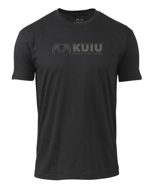 KUIU Here to Hunt Logo T-Shirt | Black