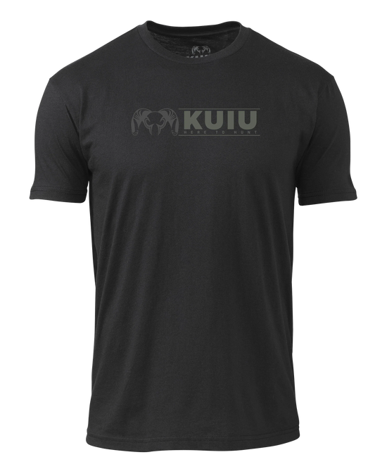 KUIU Here to Hunt Logo T-Shirt | Black