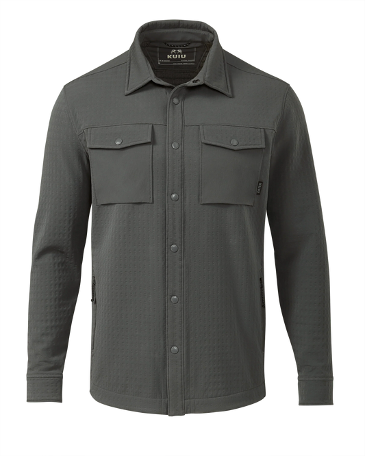 Blockfield Fleece Shirt Jacket | Gunmetal