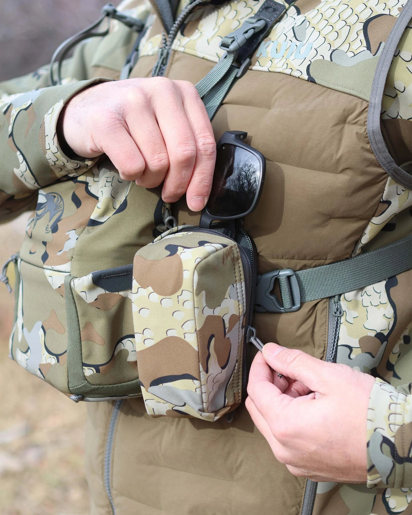 PRO G3 Bino Harness Accessory Pocket | Ash