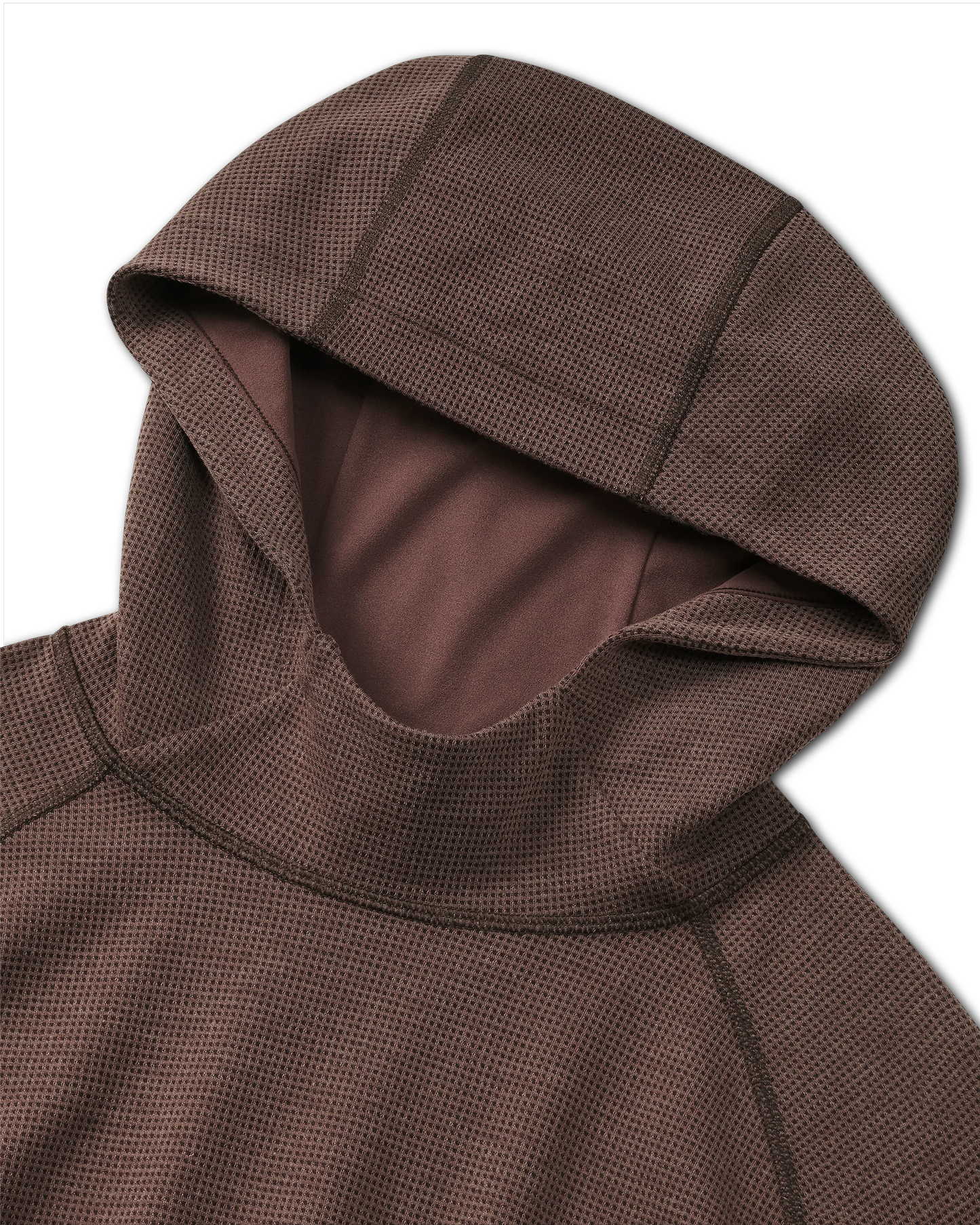 Canyon Waffle Hoodie | Cedar Heather