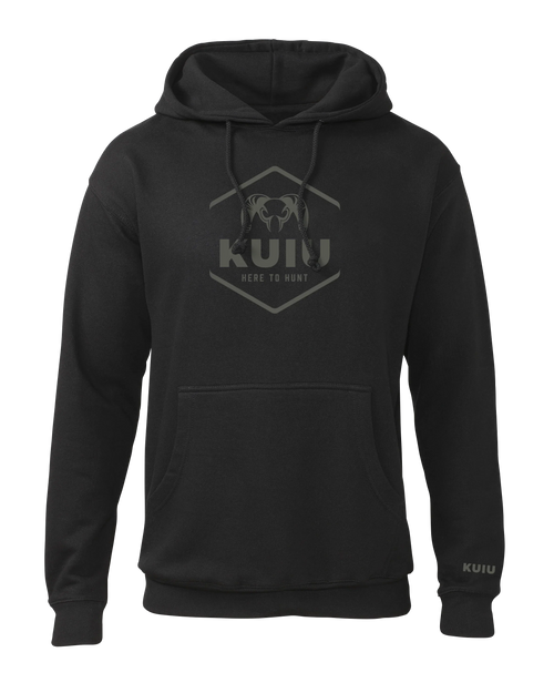 KUIU Stacked Here to Hunt Hoodie | Black