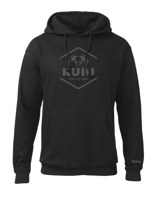 KUIU Stacked Here to Hunt Hoodie | Black