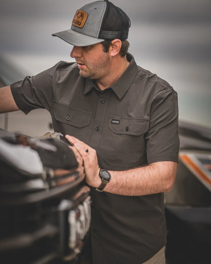 Gauge SS Work Shirt | Khaki