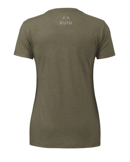 Women's Here to Hunt Gritstone T-Shirt | Military Green