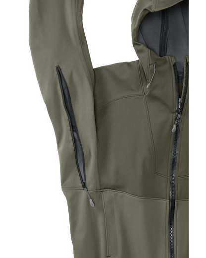Axis Hybrid Hooded Jacket | Ash