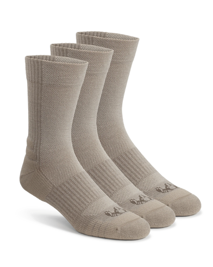Merino Lightweight Performance Sock 3-Pair Pack | Khaki