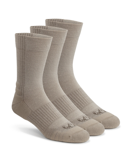 Merino Lightweight Performance Sock 3-Pair Pack | Khaki