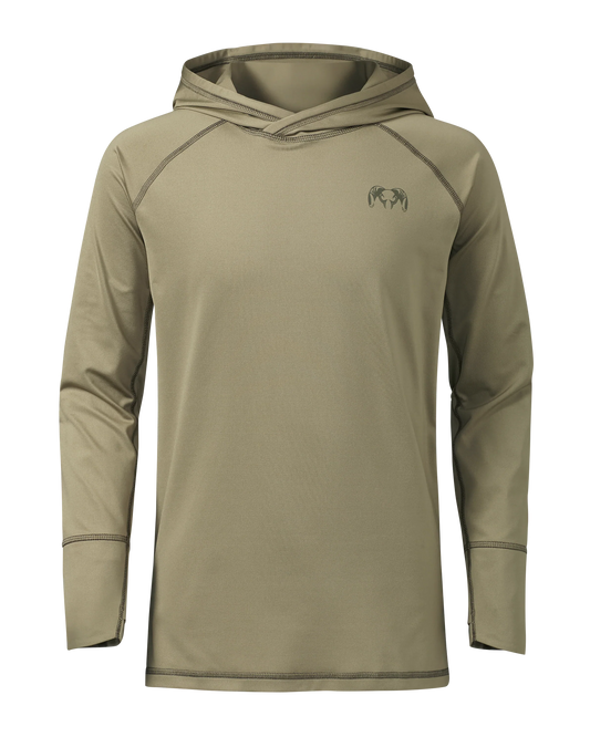 Youth Gila LS Hoodie | Khaki