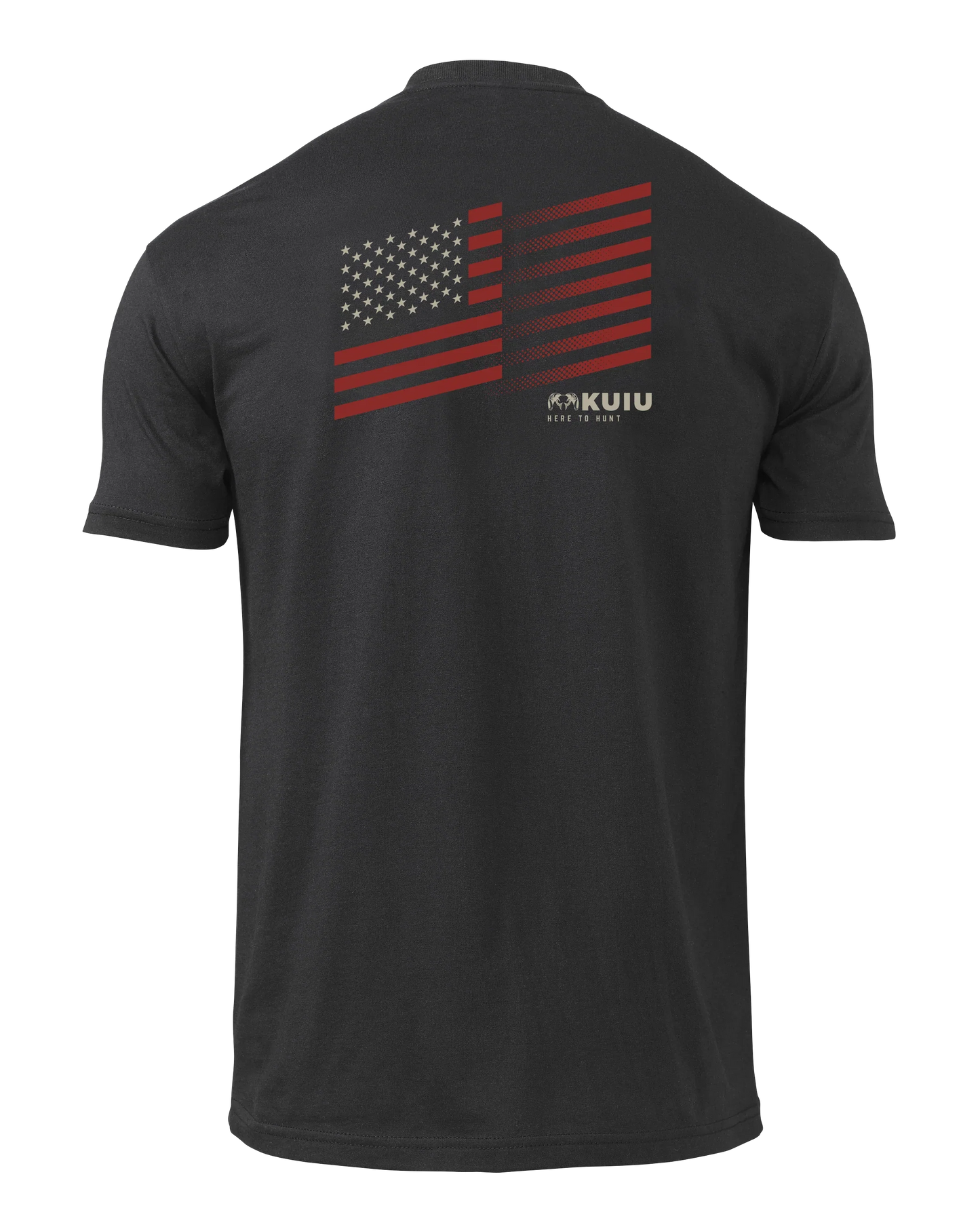 KUIU Retro Flag Fade T-Shirt | Black