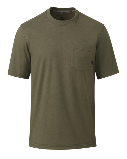 Workgrade SS Pocket Crew | Evergreen