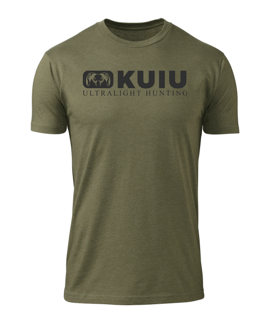 KUIU Block Logo T-Shirt | Military Green