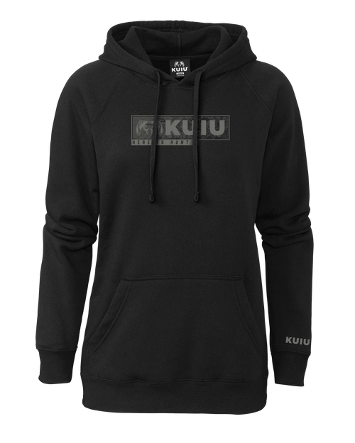 Women's Here to Hunt Gritstone Hoodie | Black