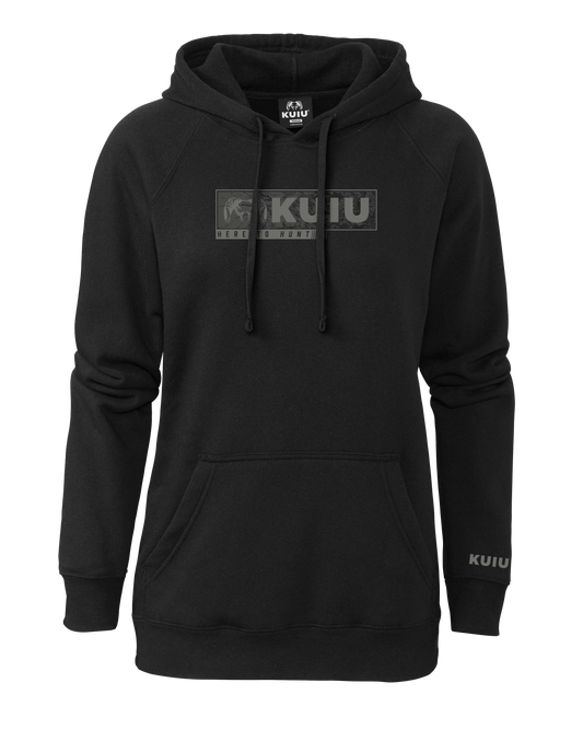 Women's Here to Hunt Gritstone Hoodie | Black