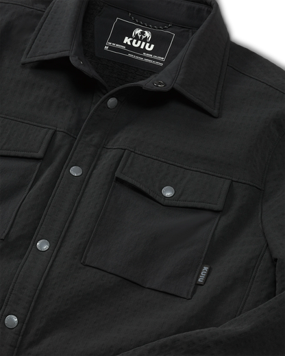 Blockfield Fleece Shirt Jacket | Black