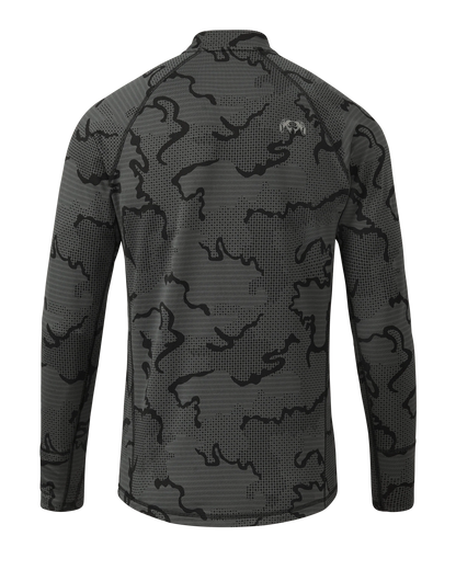 Ridgepoint Fleece Henley | Black Tonal