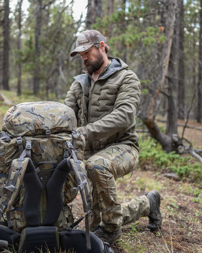 Axis Thermal Hybrid Hooded Jacket | Ash