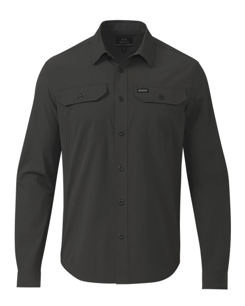 Gauge LS Work Shirt | Asphalt