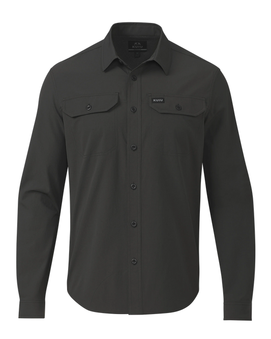 Gauge LS Work Shirt | Asphalt