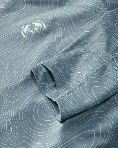 Gila LS Hoodie Topo | Skyline Topo Print