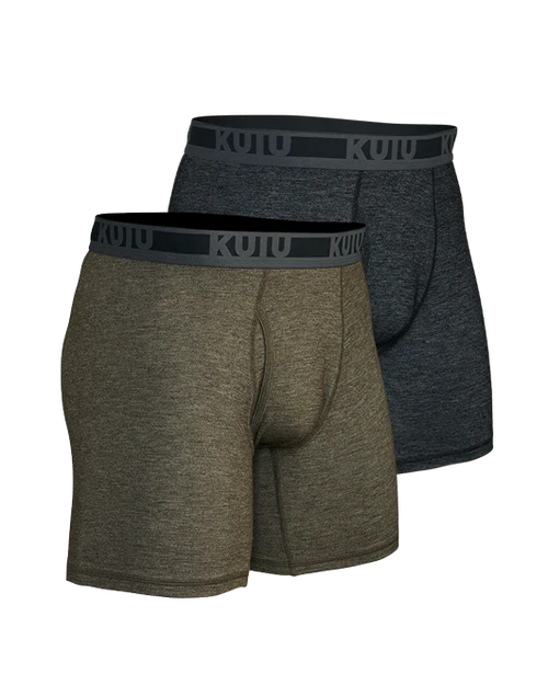 ULTRA Merino Boxer Brief 2-Pack | Black-Ash