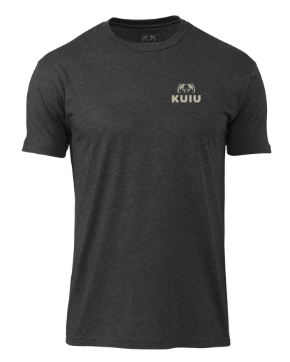 KUIU Retro Flag Fade T-Shirt | Charcoal