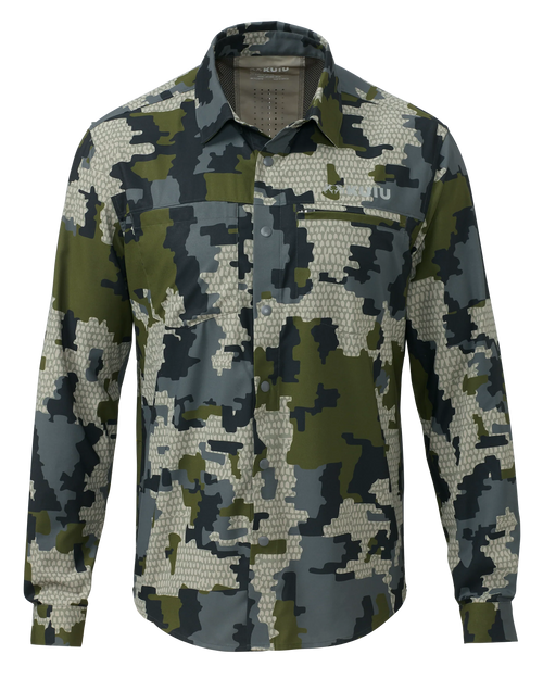 Mesa Vented LS Snap Shirt | Verde