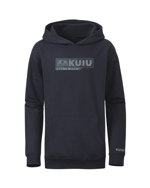 Youth Here to Hunt Gritstone Hoodie | Navy