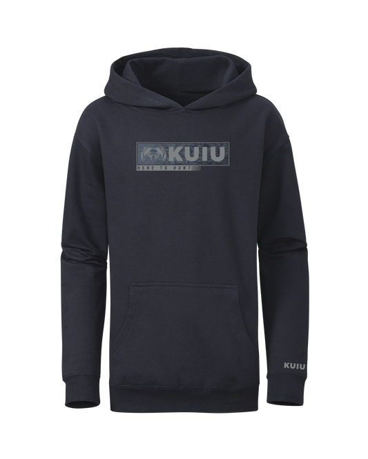 Youth Here to Hunt Gritstone Hoodie | Navy