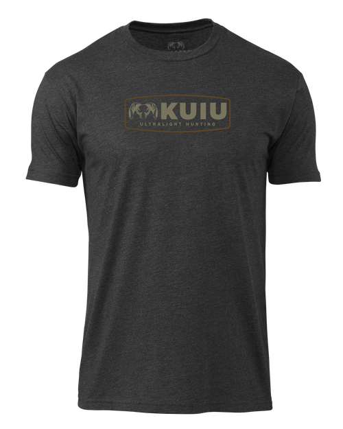 KUIU Outlined Patch T-Shirt | Charcoal