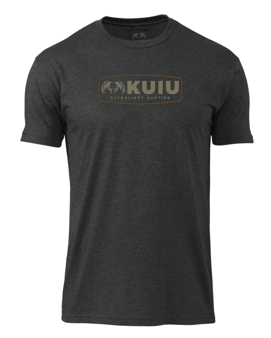 KUIU Outlined Patch T-Shirt | Charcoal