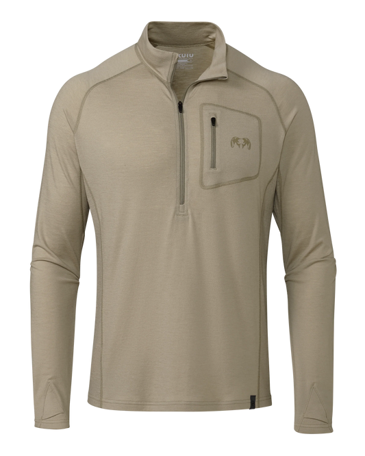 ULTRA Merino 145 Zip-T Hunting Shirt | Bone