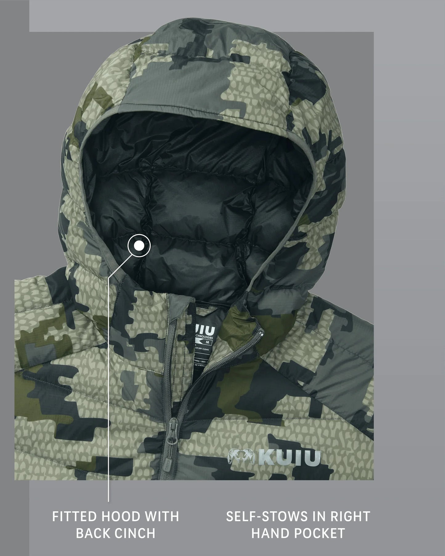 Super Down LT Hooded Jacket | Verde