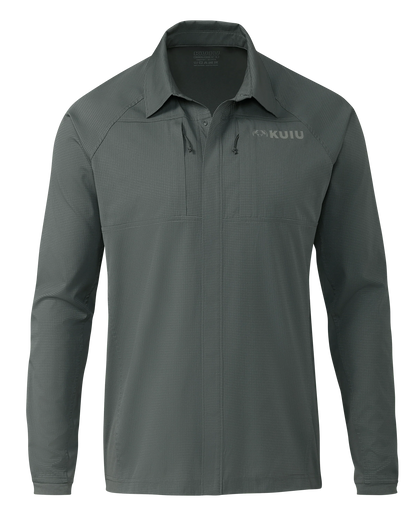 Tiburon Hybrid Snap Shirt | Stone