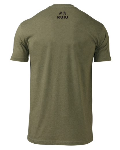 KUIU Topo Block T-Shirt | Military Green