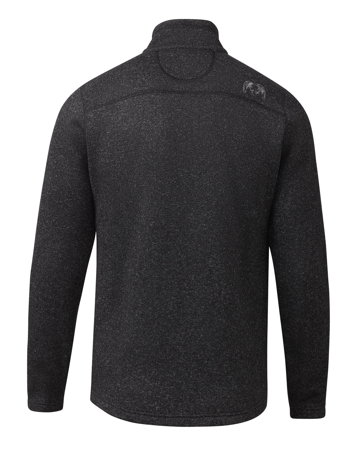 Base Camp Full Zip Sweater | Heather Black