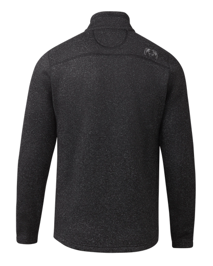 Base Camp Full Zip Sweater | Heather Black