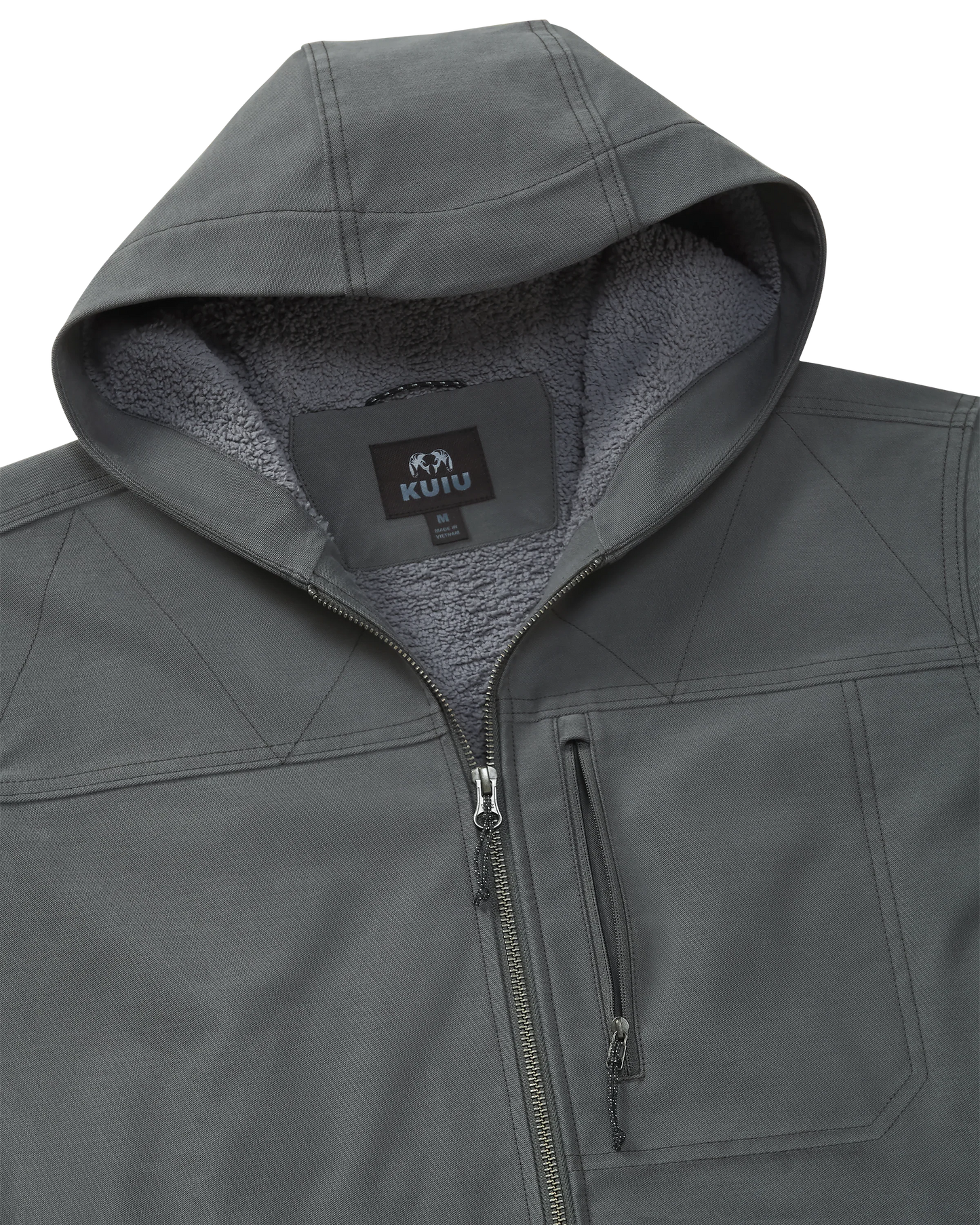 Brawley Hooded Fleece Jacket | Gunmetal
