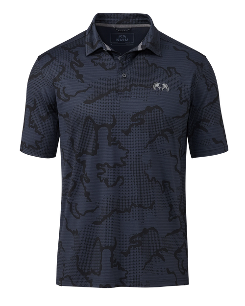 KUIU Performance Polo | Steel Blue Tonal