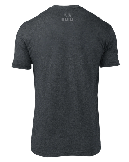 KUIU Topo Here to Hunt T-Shirt | Charcoal