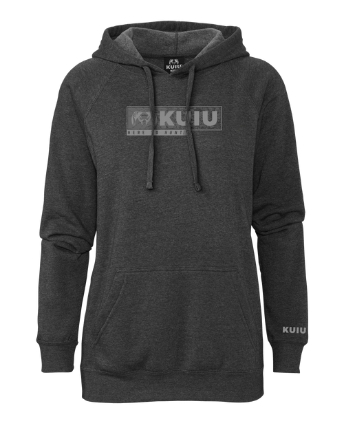 Women's Here to Hunt Gritstone Hoodie | Charcoal