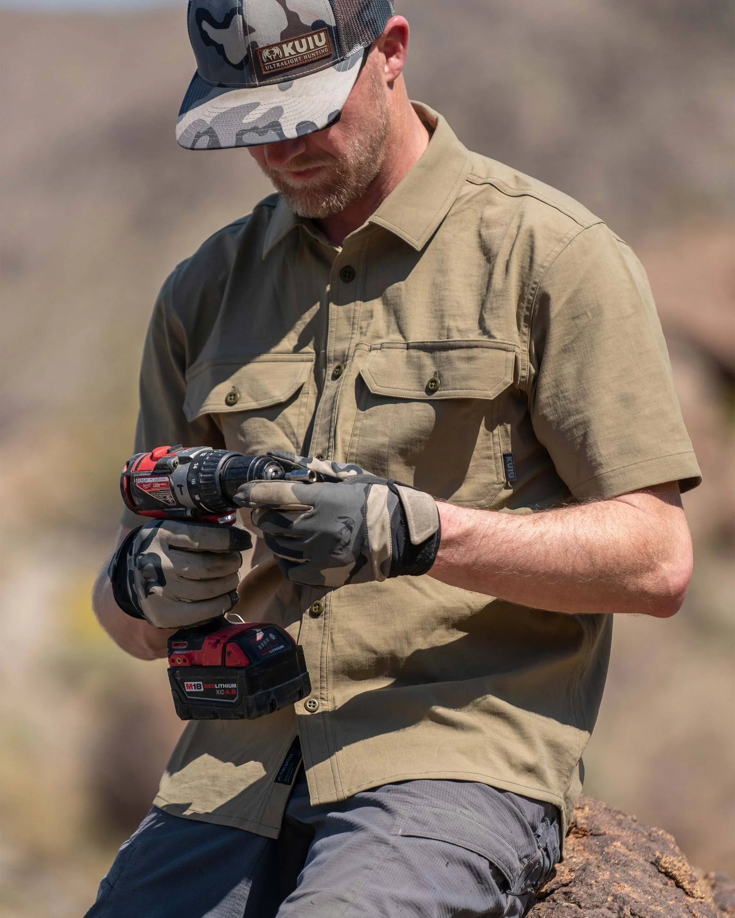 Motive SS Workgrade Shirt | Khaki