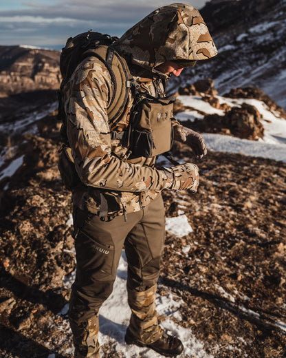 Axis Hybrid Hooded Jacket | Verde