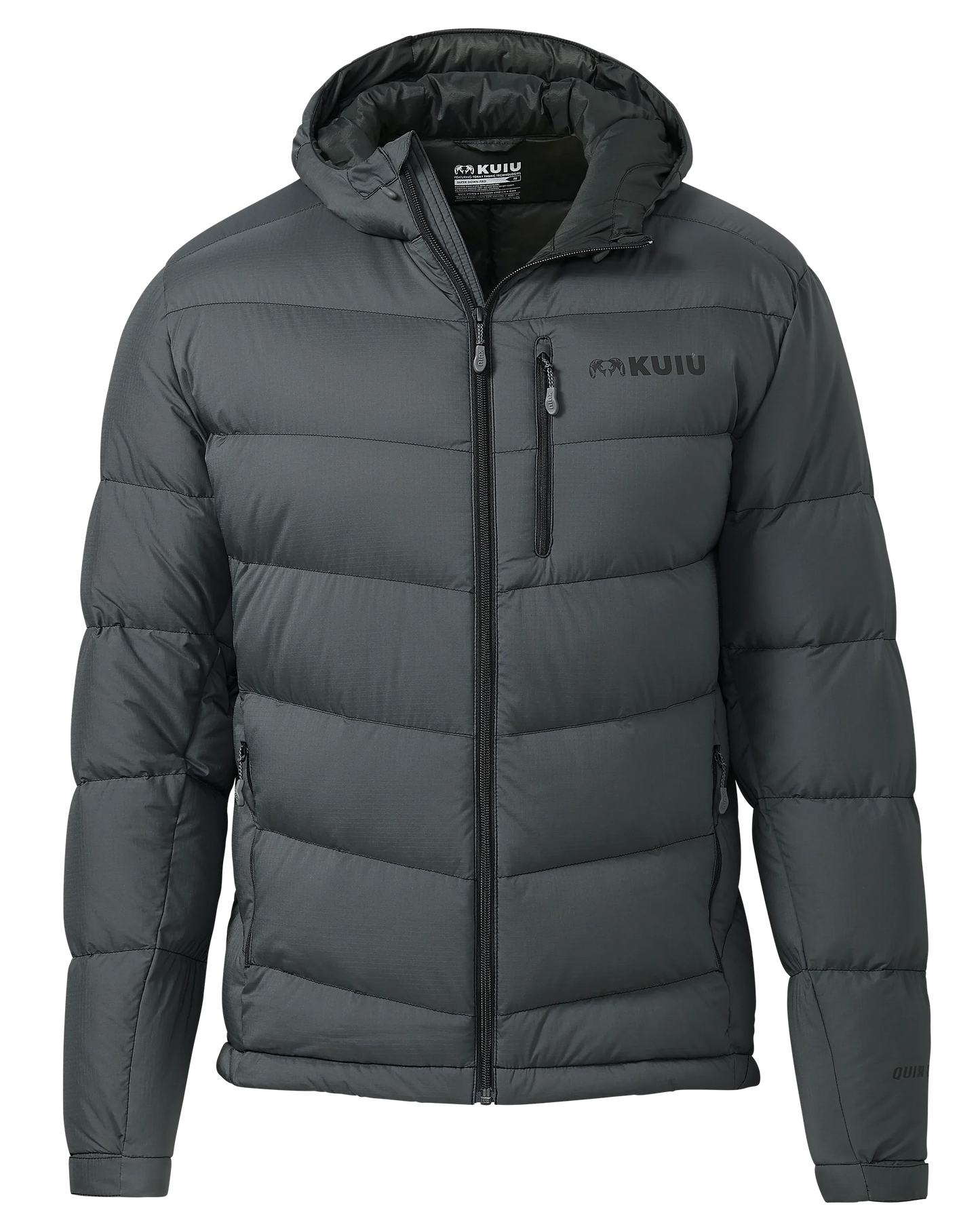 Super Down PRO Hooded Jacket | Gunmetal