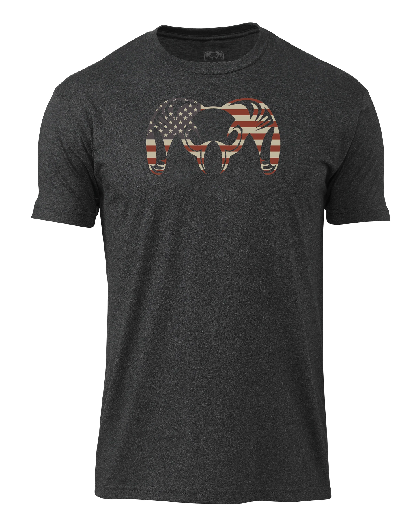 KUIU Solid Patriotic Ram T-Shirt | Charcoal