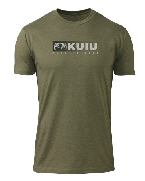KUIU Here to Hunt Fade T-Shirt | Military Green